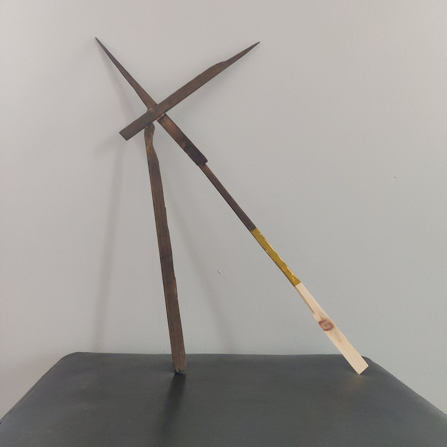 Decorative wooden scythe