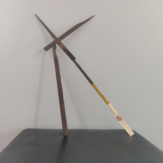 Decorative wooden scythe